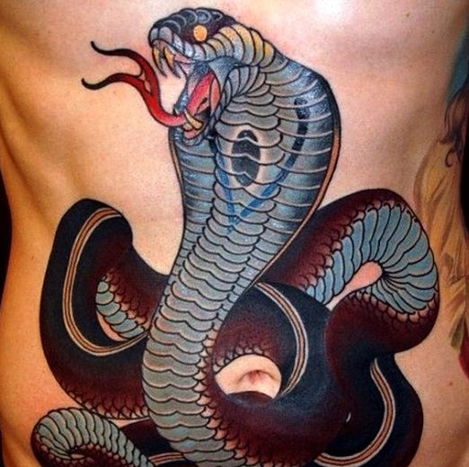 Tatuajes de dragones y serpientes
